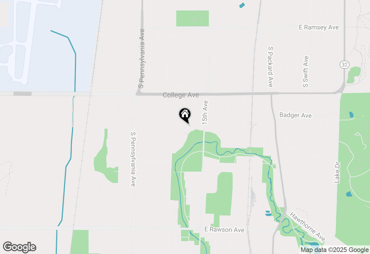 Map of 316 Parkway Dr, South Milwaukee, WI 53172