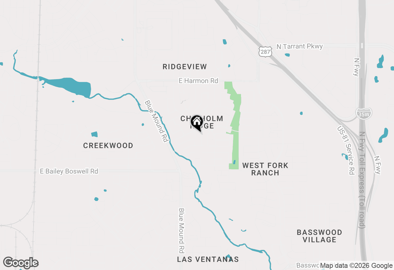 Map of 8136 Fleetwing Trail, Fort Worth, TX 76131