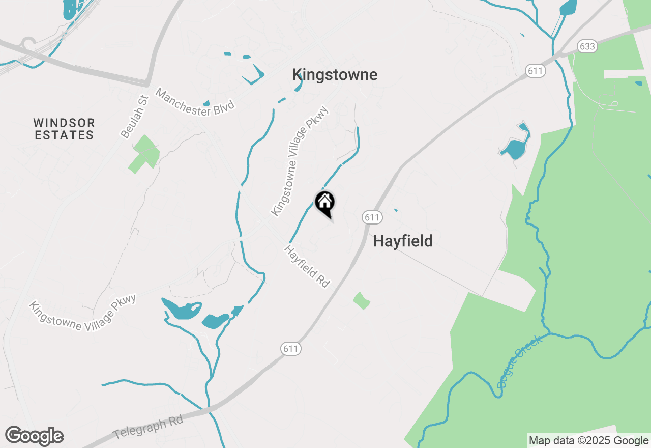 Map of 7460 Towchester Court, Alexandria, VA 22315