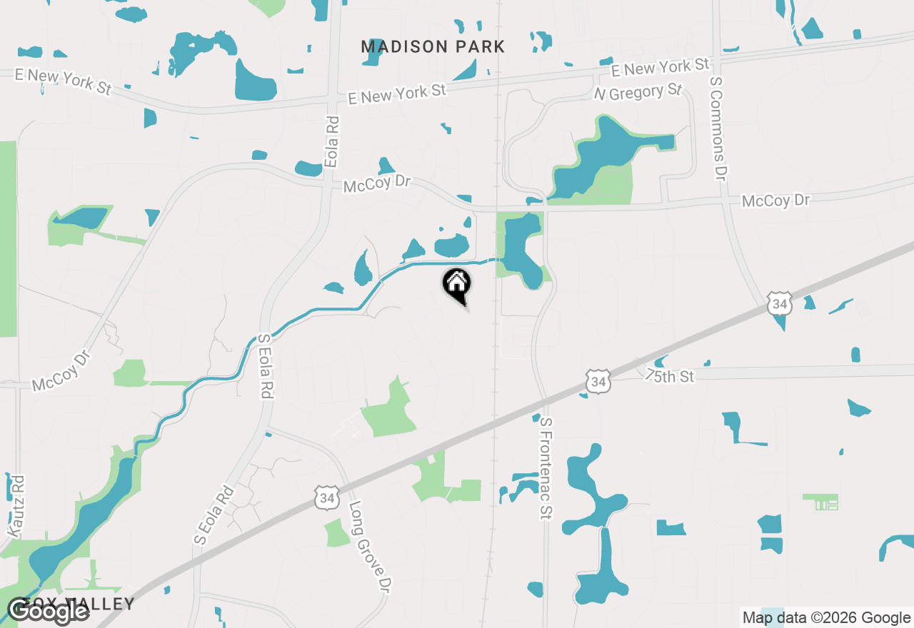 Map of 3264 Salem Court, Aurora, IL 60504