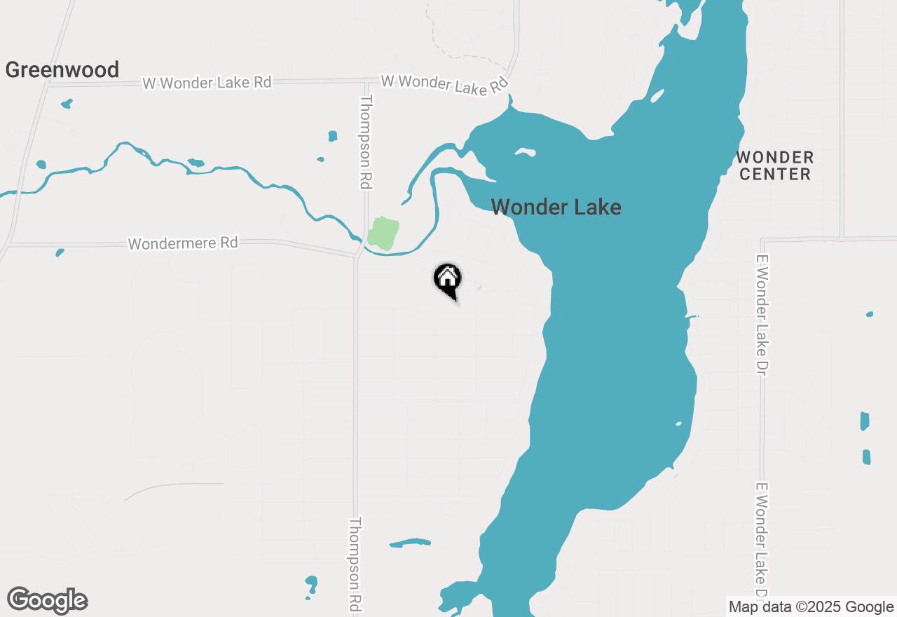 Map of 8514 Burton Road, Wonder Lake, IL 60097