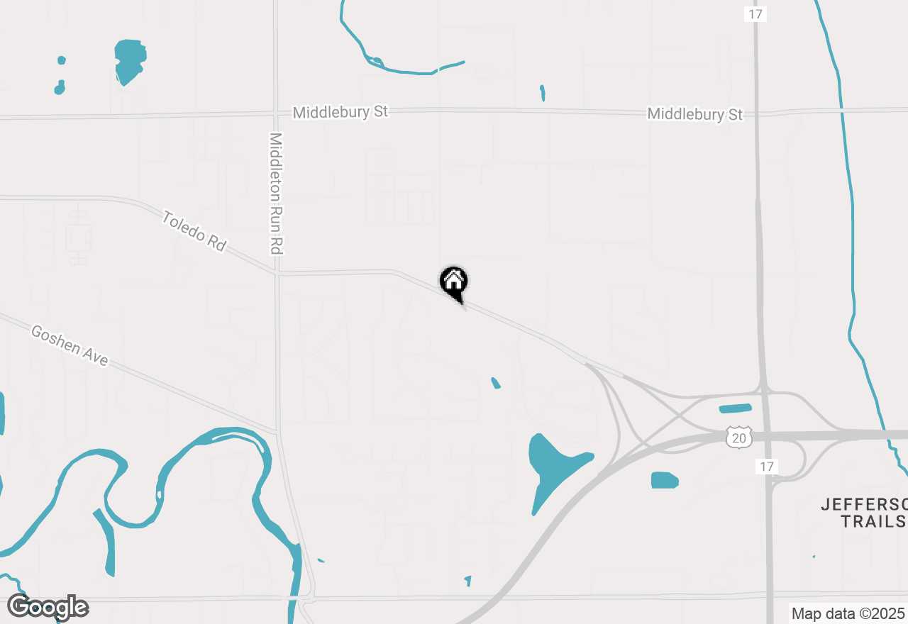 Map of 22954 Old Us Highway 20, Elkhart, IN 46516