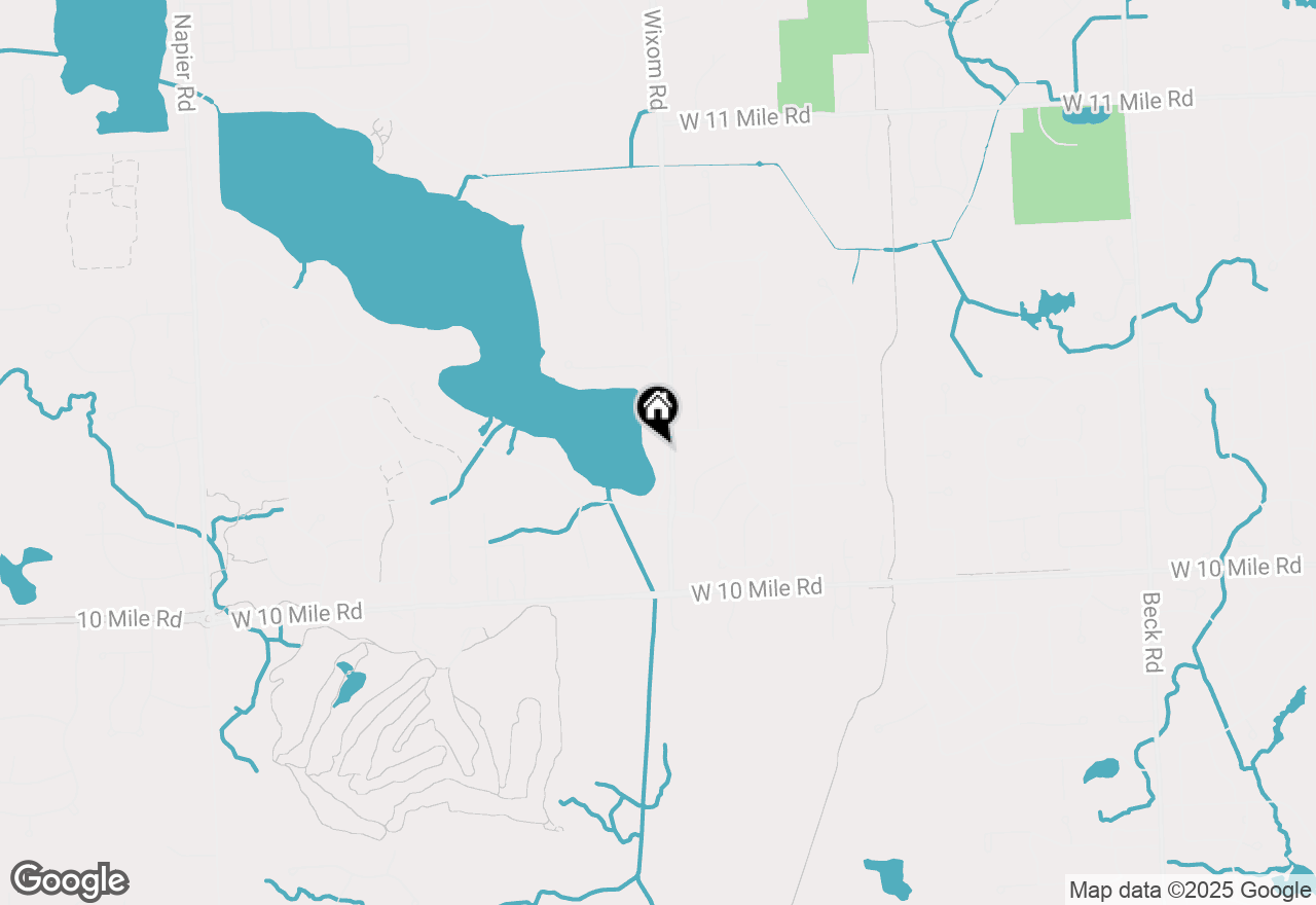 Map of 24751 Reeds Pointe Drive, Novi, MI 48374