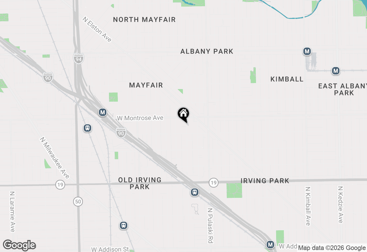 Map of 4326 N Kedvale Avenue #A, Chicago, IL 60641
