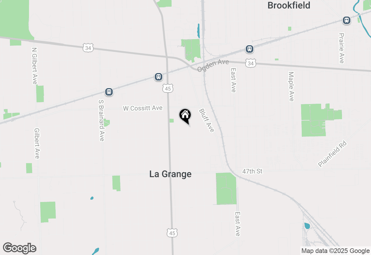 Map of 212 7th Avenue, La Grange, IL 60525