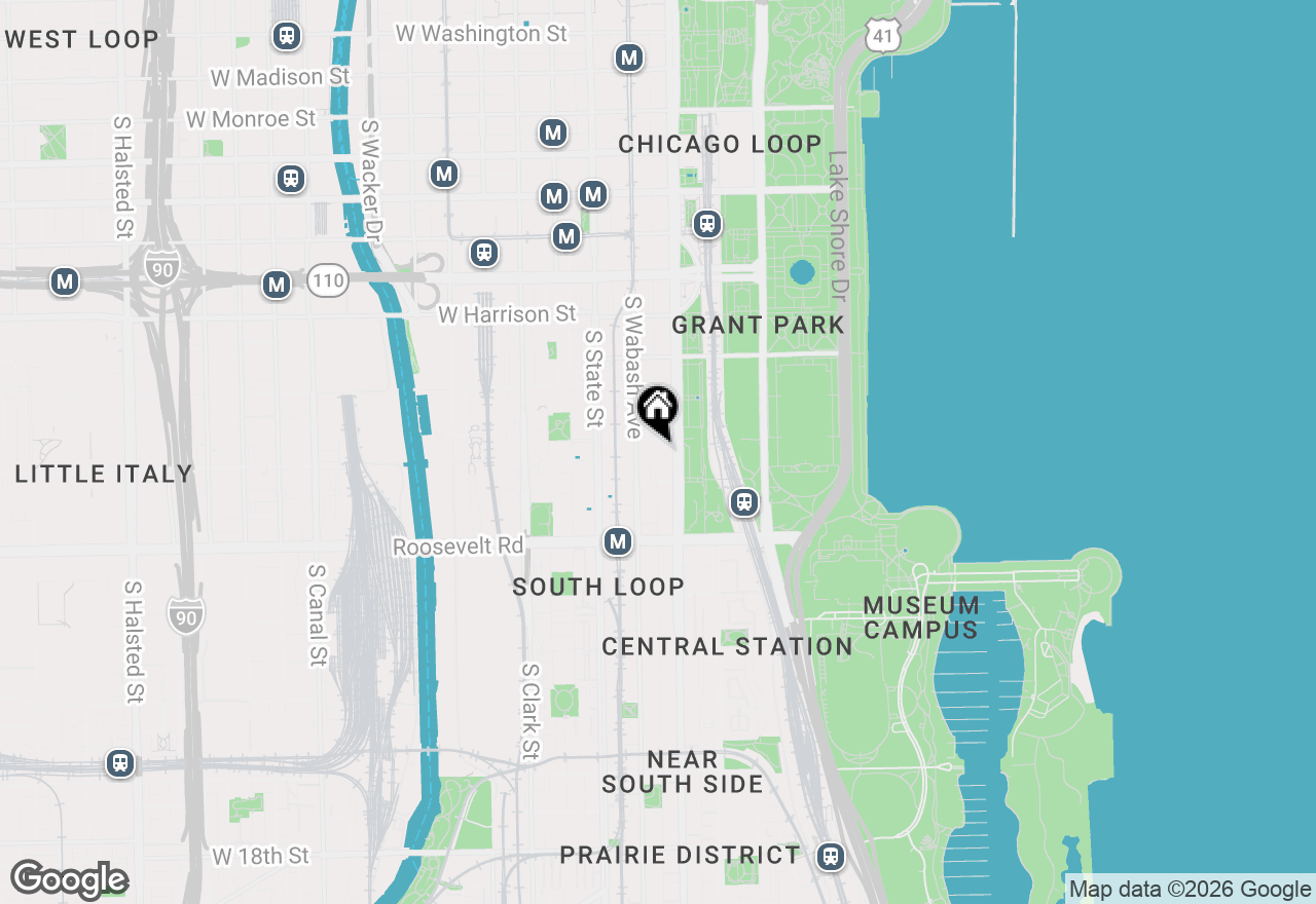 Map of 910 S Michigan Avenue #404, Chicago, IL 60605