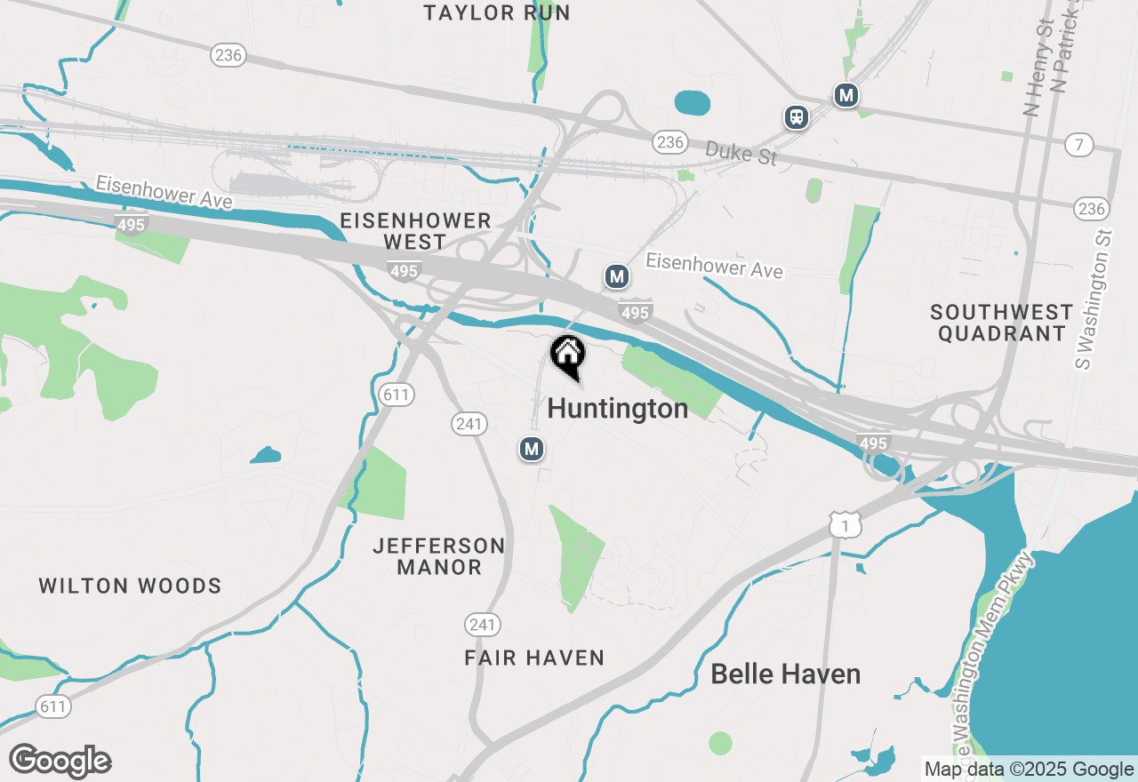 Map of 2339 Huntington Station Court, Alexandria, VA 22303