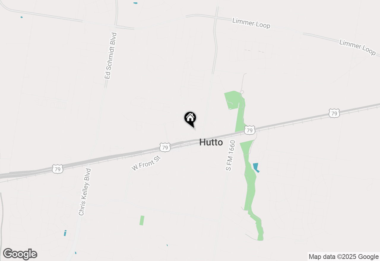 Map of 208 Farley St, Hutto, TX 78634