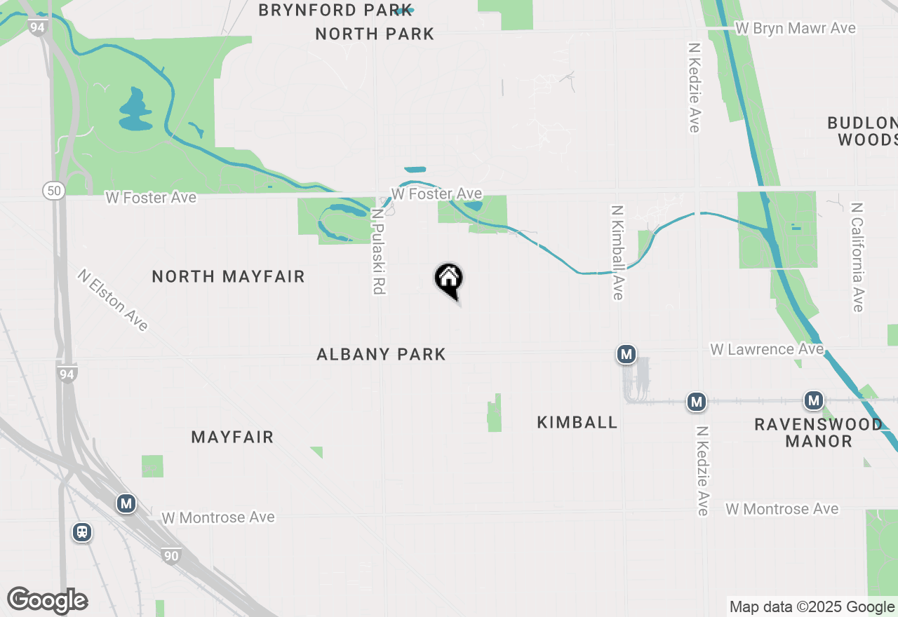 Map of 3816 W Ainslie Street #1, Chicago, IL 60625