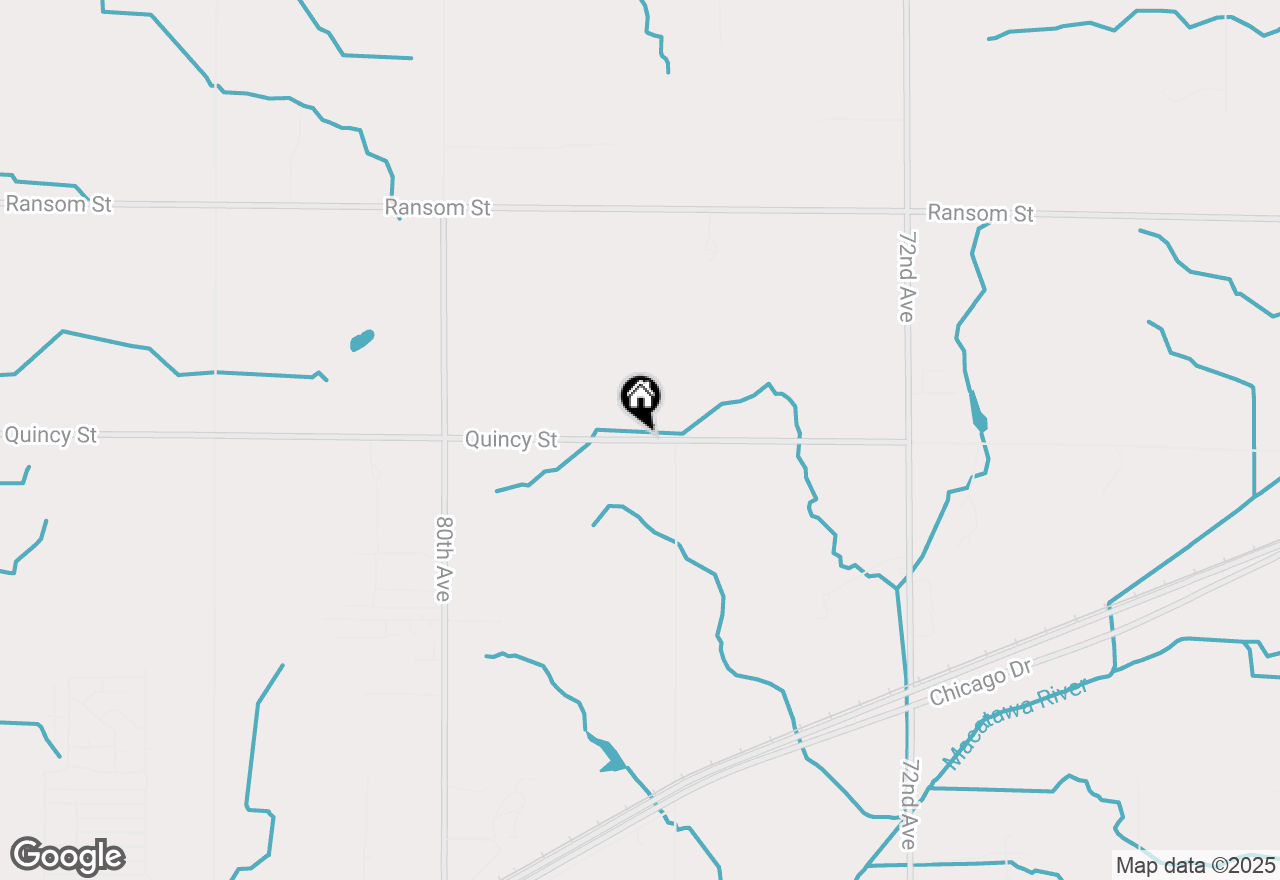 Map of 7660 Quincy Street, Zeeland, MI 49464