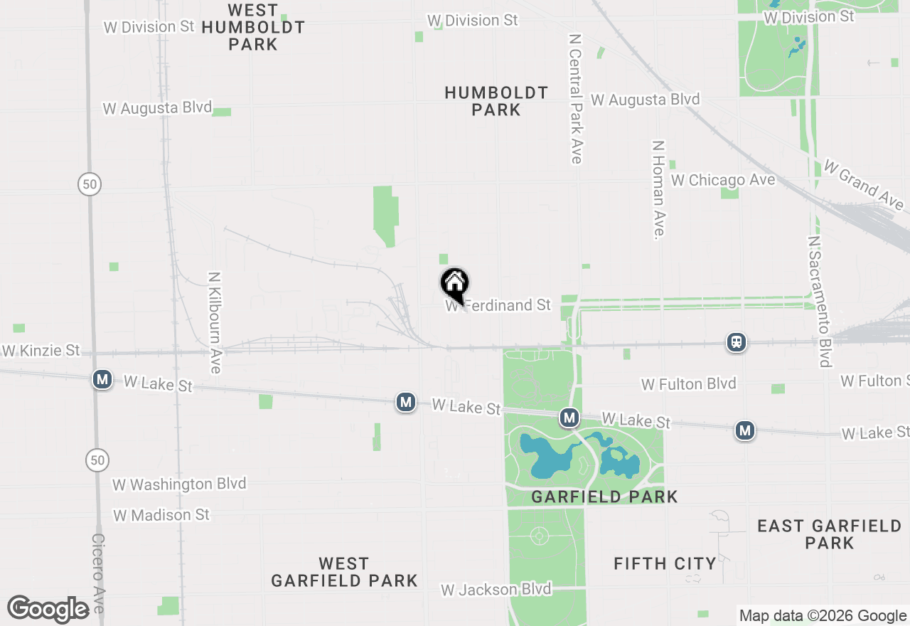 Map of (Address confidential), Chicago, Illinois 60624