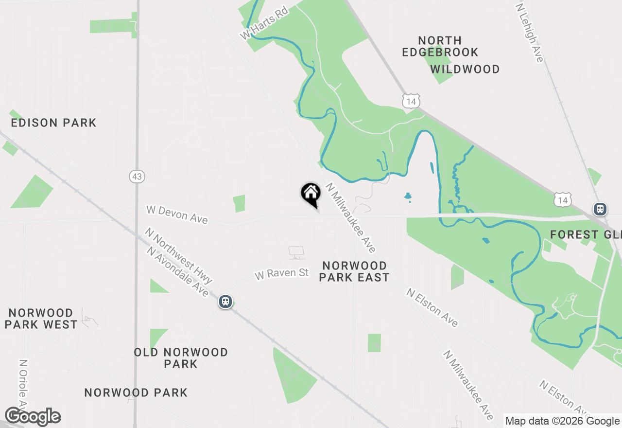 Map of 6544 W Devon Avenue, Chicago, IL 60631