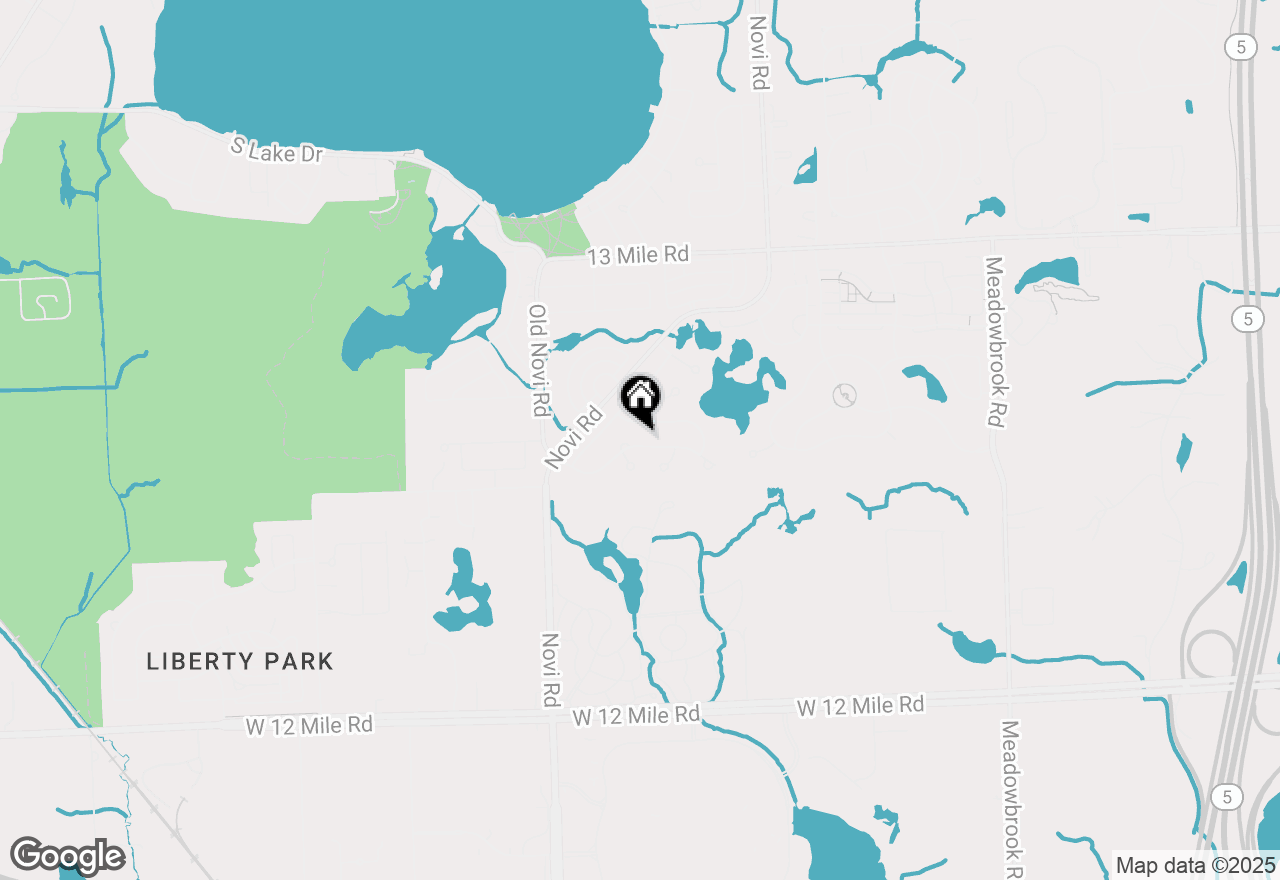 Map of 42962 Sandstone Drive, Novi, MI 48377