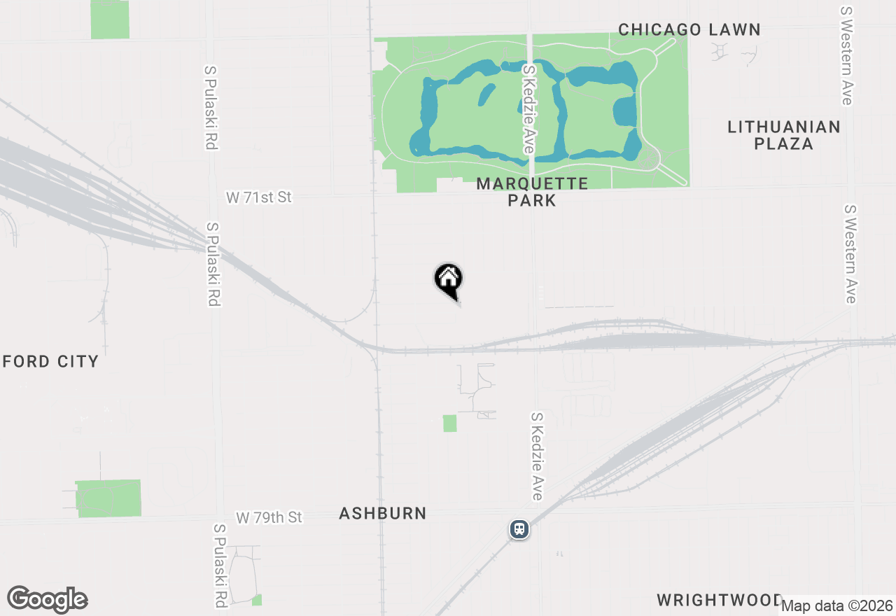 Map of 3406 W 74th Street, Chicago, IL 60629