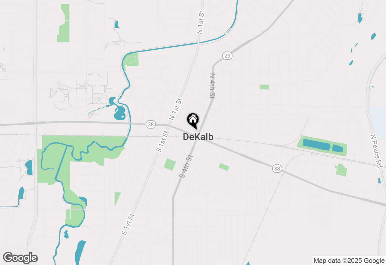 Map of 323 - 333 E Lincoln Highway, Dekalb, IL 60115