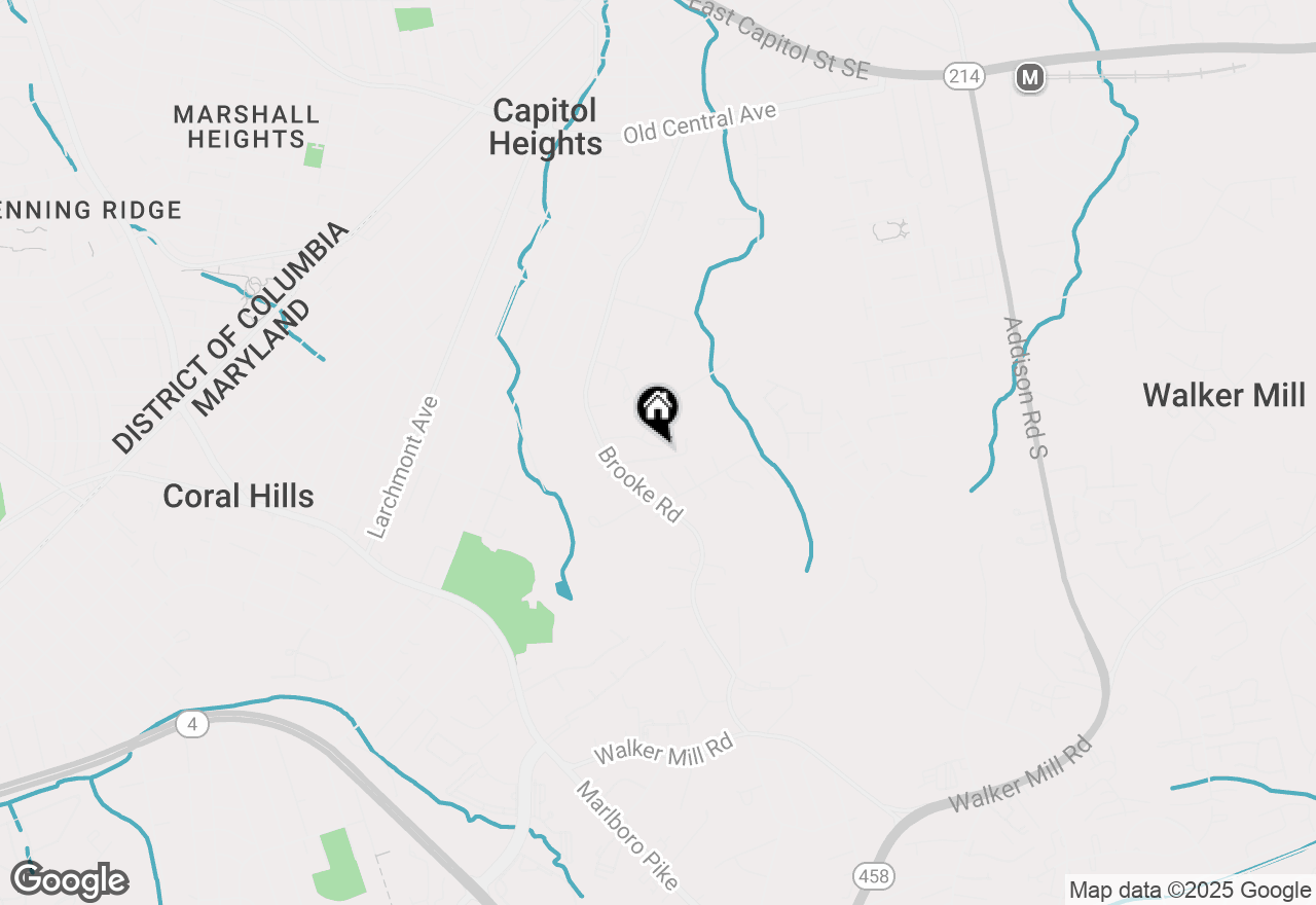 Map of 5505 Vergo Road, Capitol Heights, MD 20743