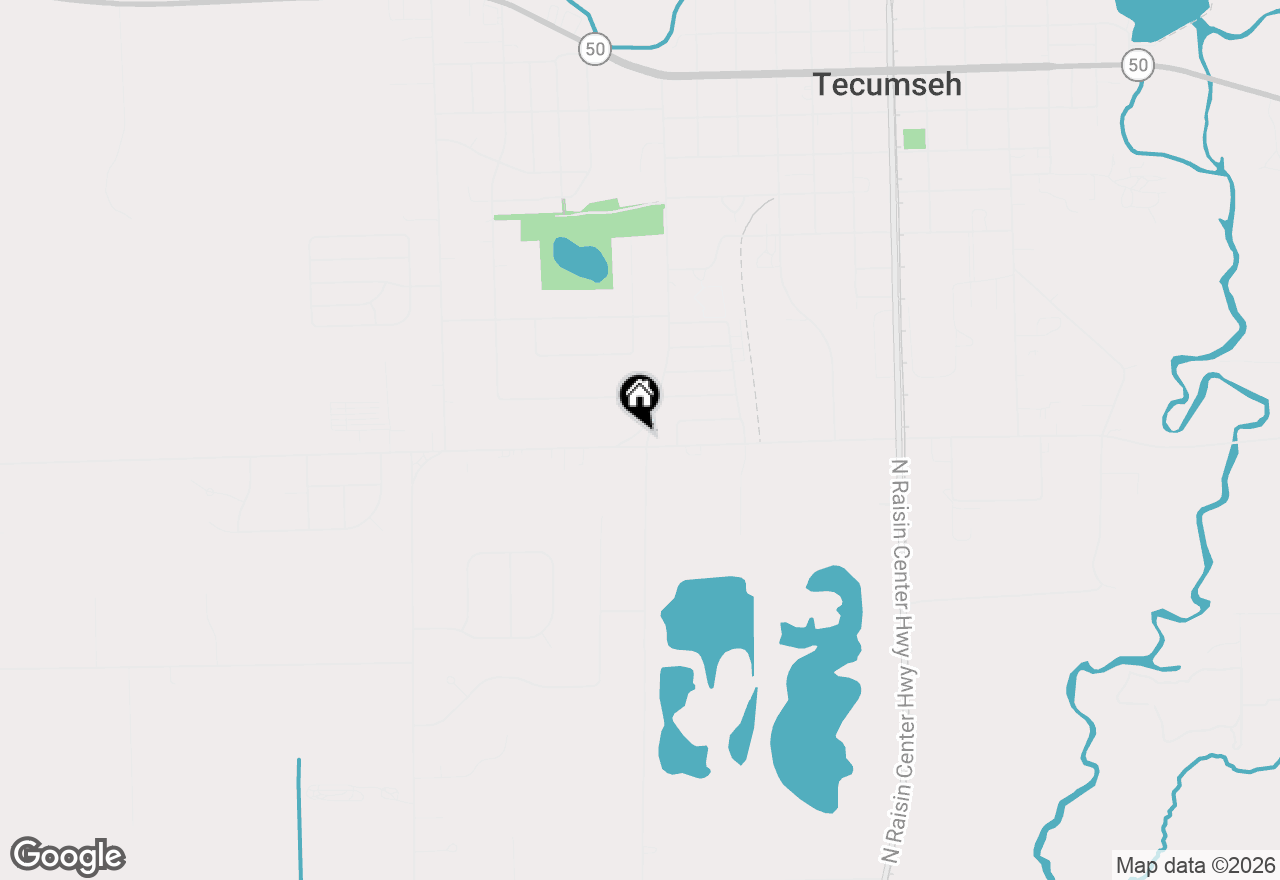 Map of 810 Adrian St, Tecumseh, MI 49286
