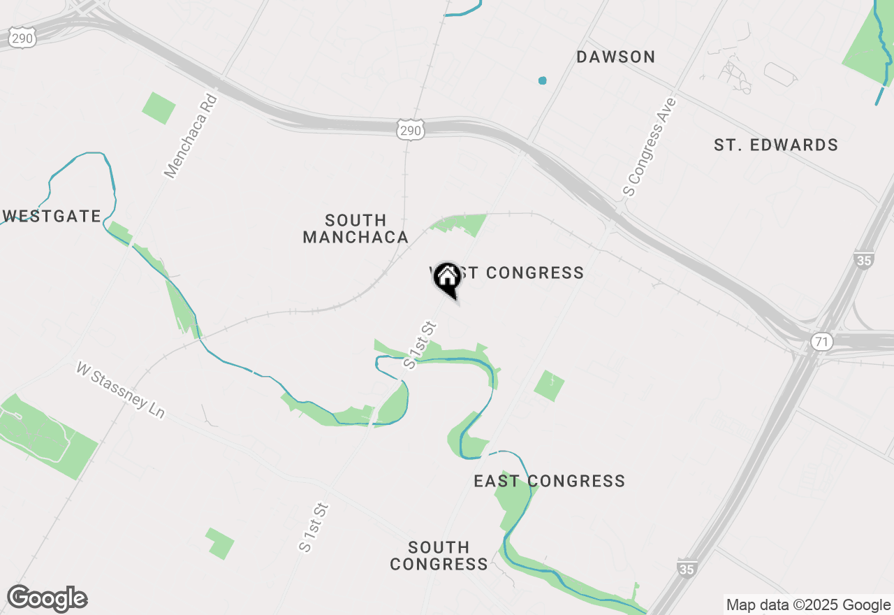 Map of 504 Philco Dr #B, Austin, TX 78745