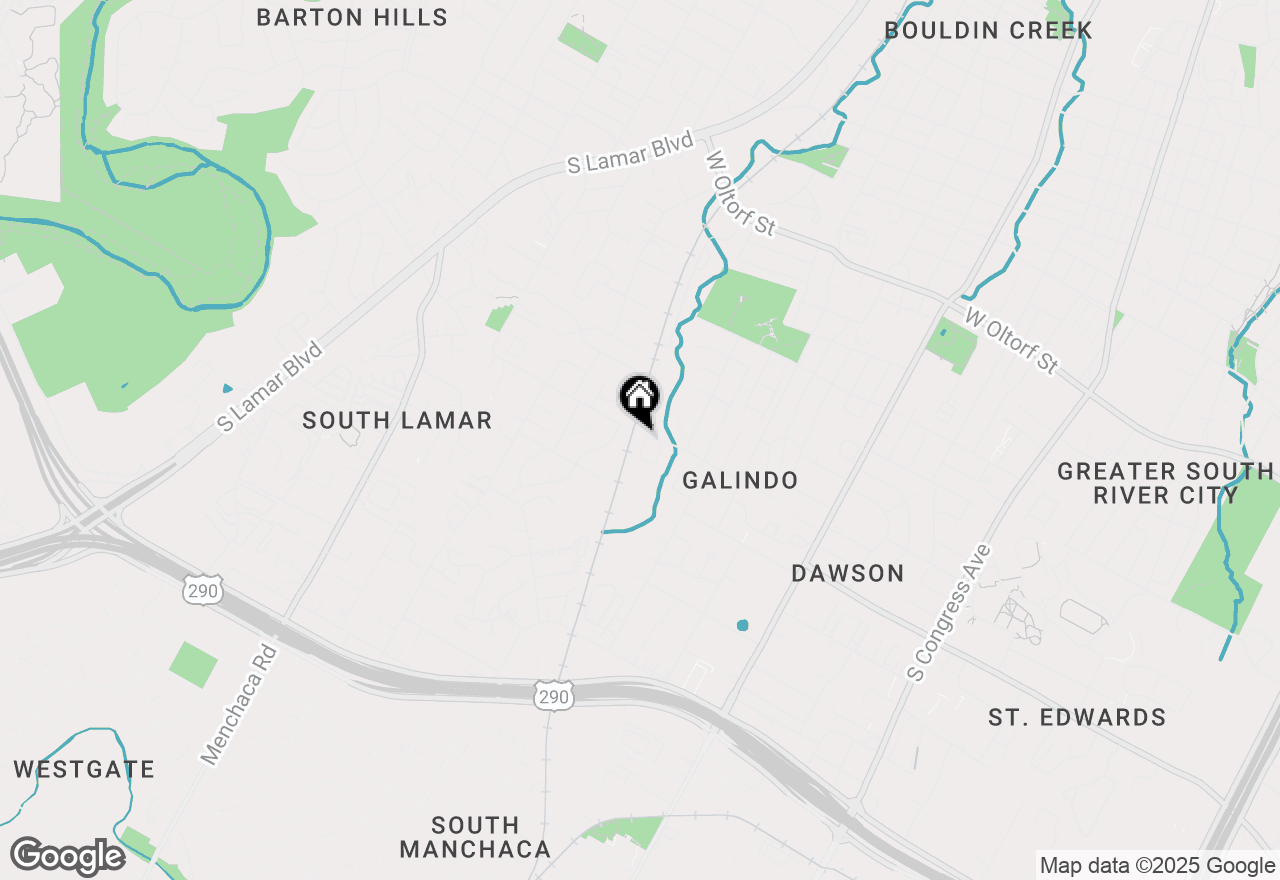 Map of 3102 Corbin Ln, Austin, TX 78704
