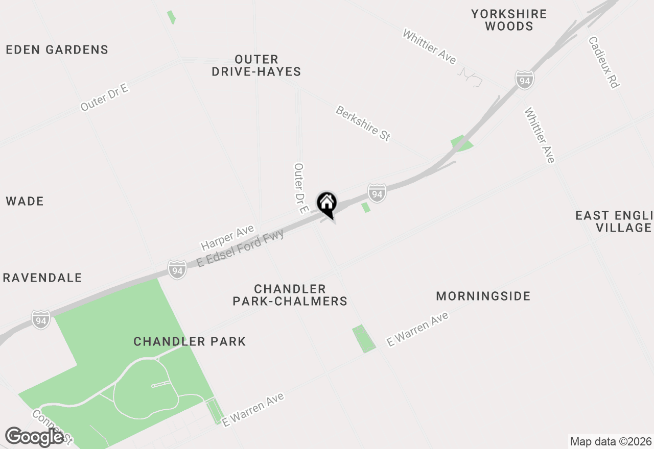 Map of 5963 Wayburn Street, Detroit, MI 48224