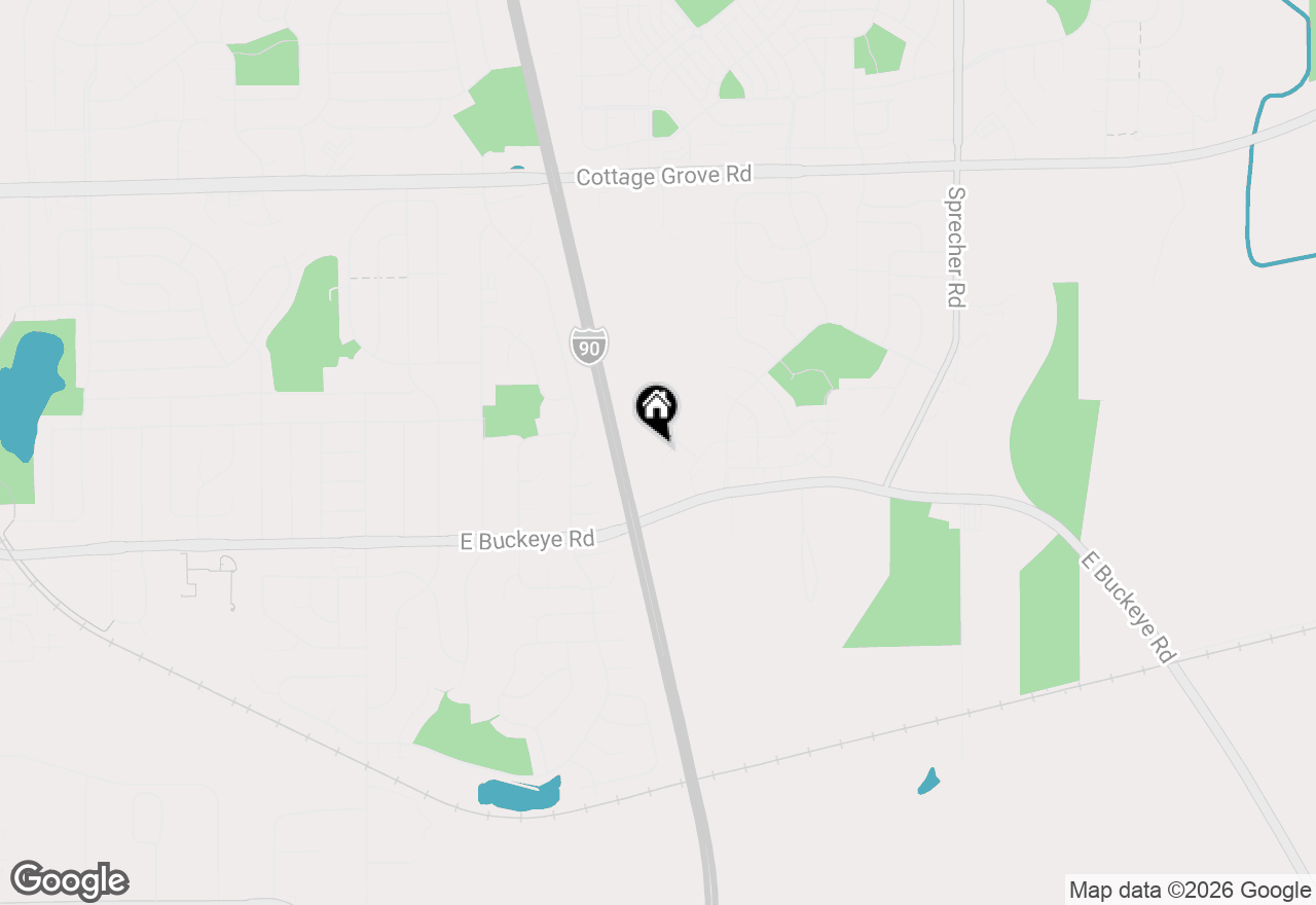 Map of 10 Kings Mill Circle #304, Madison, WI 53718