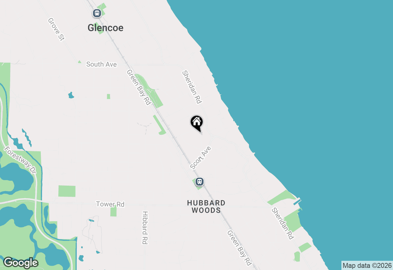Map of 140 Green Bay Road #2, Glencoe, IL 60022