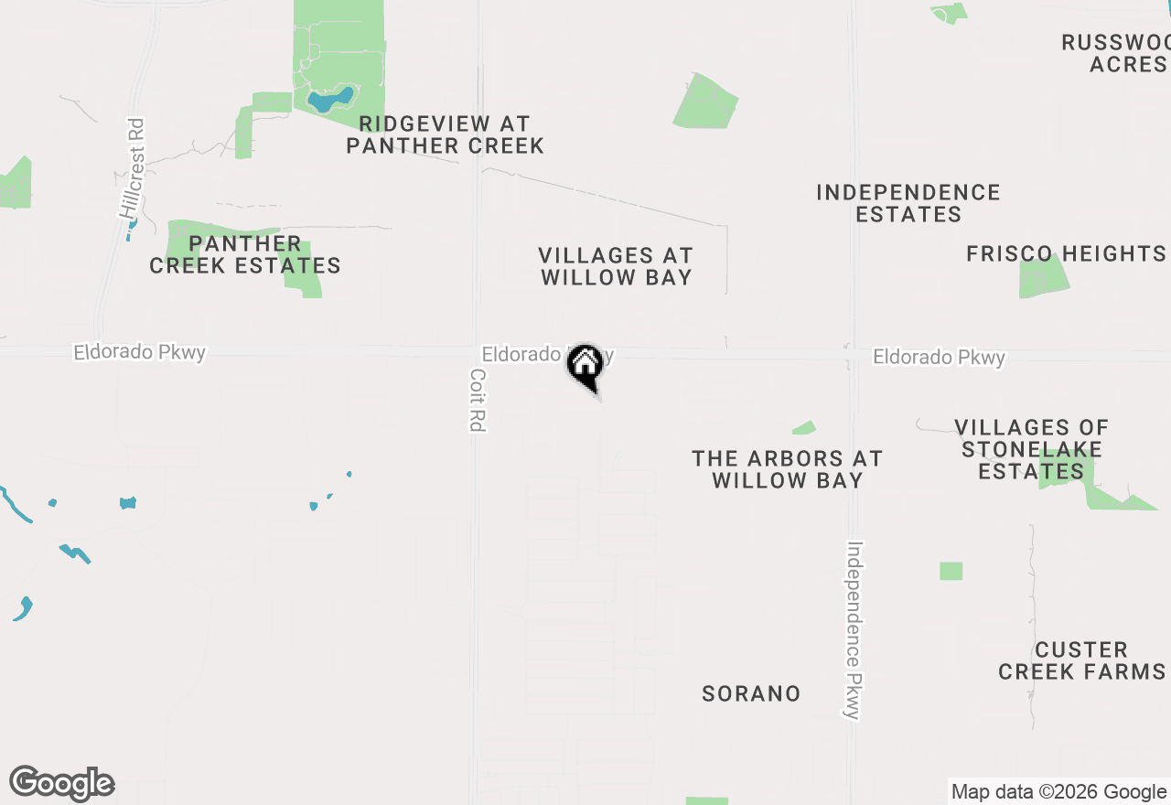 Map of 13244 Jonata Street, Frisco, TX 75035