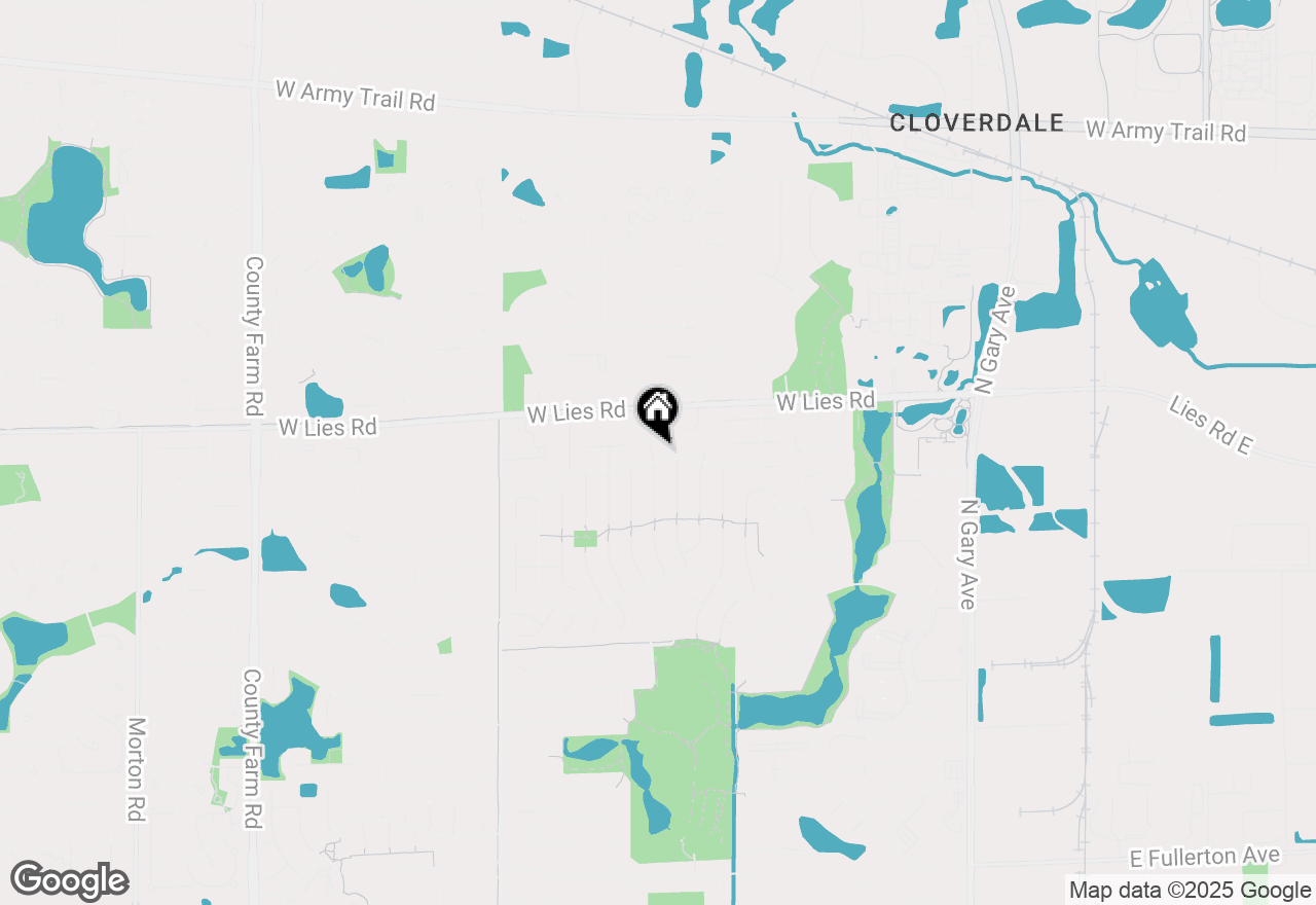 Map of 413 Canyon Trail, Carol Stream, IL 60188