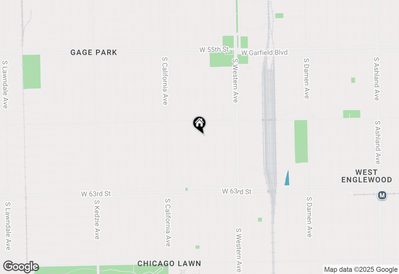 Map of 5954 S Rockwell Street #11, Chicago, IL 60629
