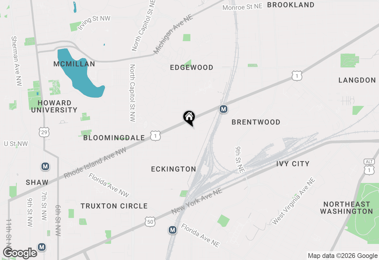 Map of 2116 4th Street Ne #C, Washington, DC 20002