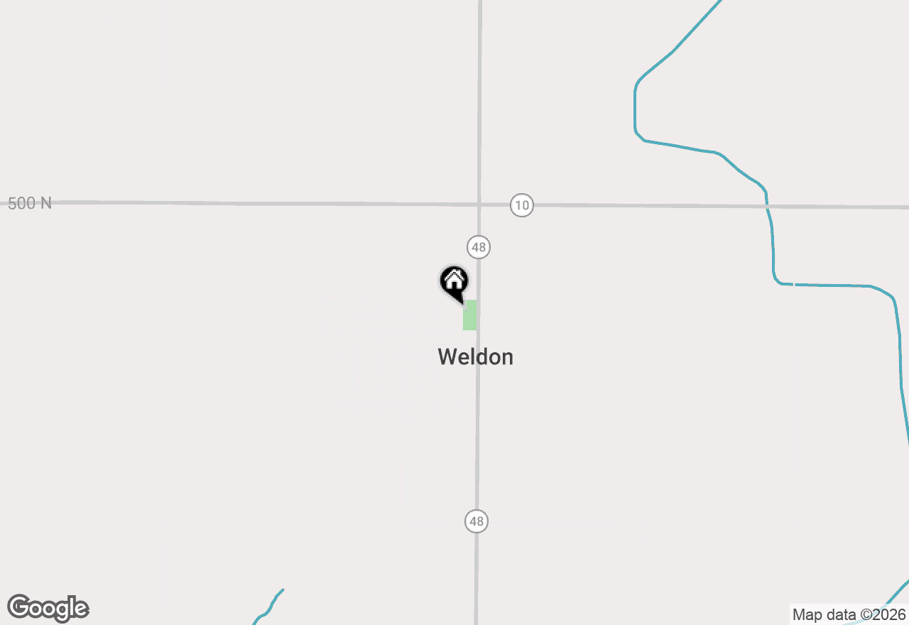 Map of 215 North Street, Weldon, IL 61882