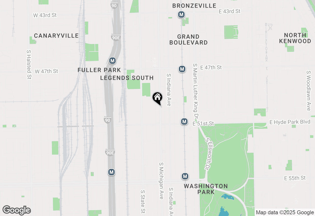 Map of 4950 S Michigan Avenue #2, Chicago, IL 60615