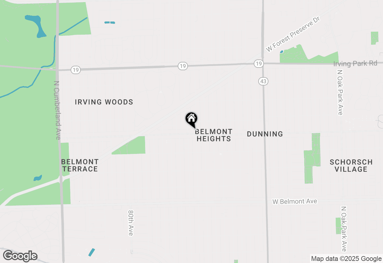 Map of 7616 W Addison Street, Chicago, IL 60634