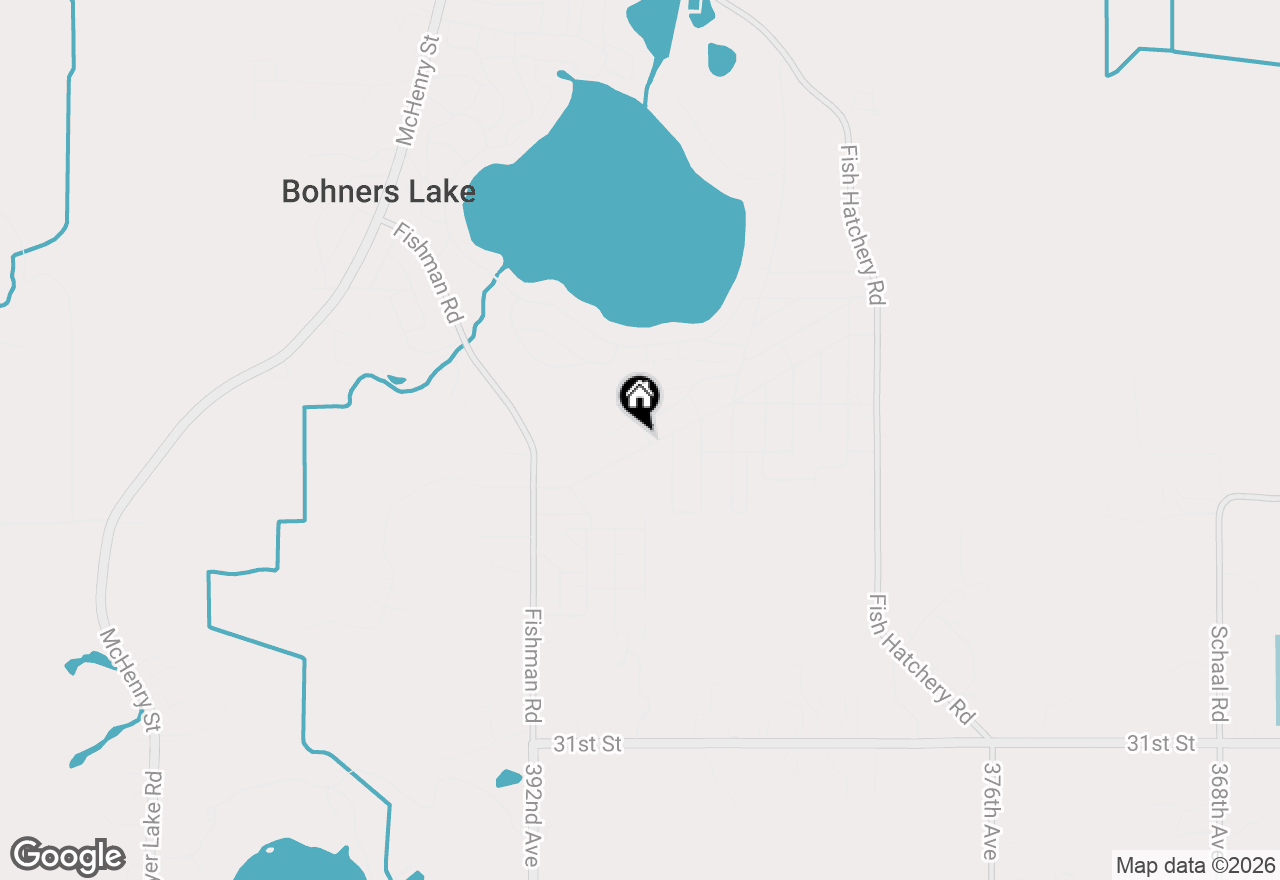 Map of 33606 Bohner Dr, Burlington, WI 53105