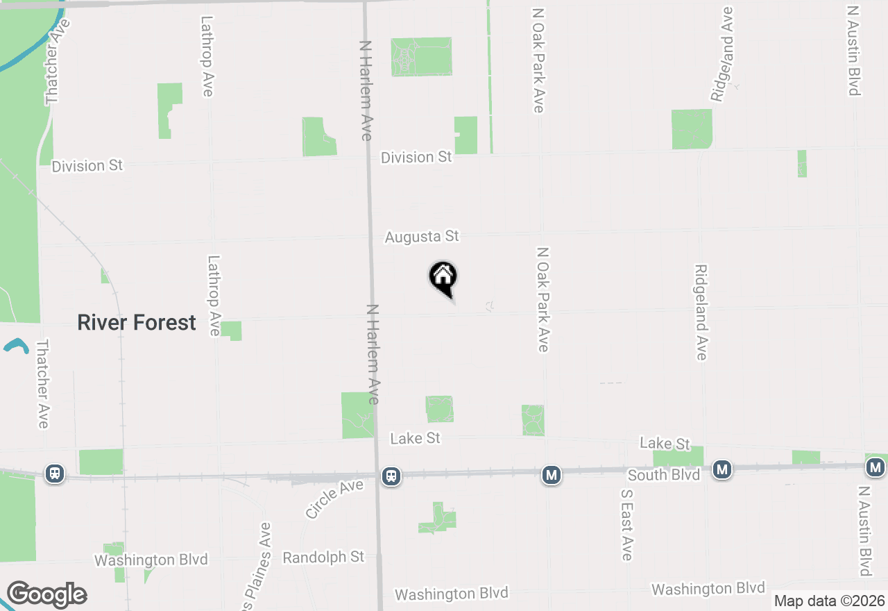 Map of 511 Forest Avenue #2, Oak Park, IL 60302