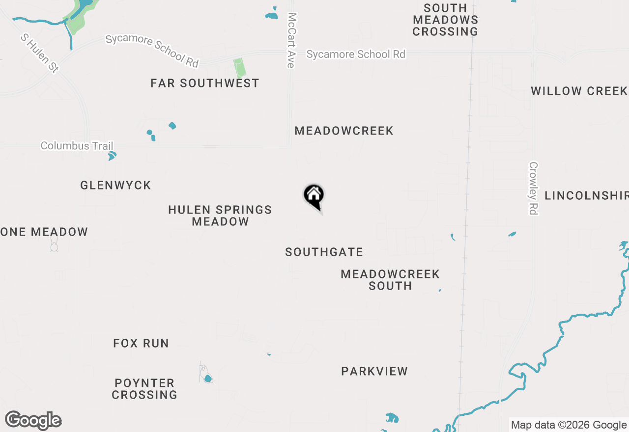Map of 3413 Heatherbend Street, Fort Worth, TX 76123