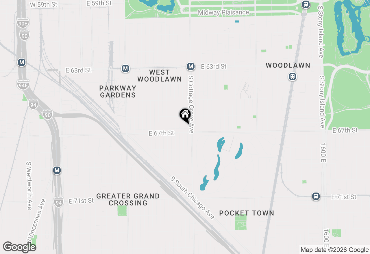 Map of 6641 S Evans Avenue, Chicago, IL 60637
