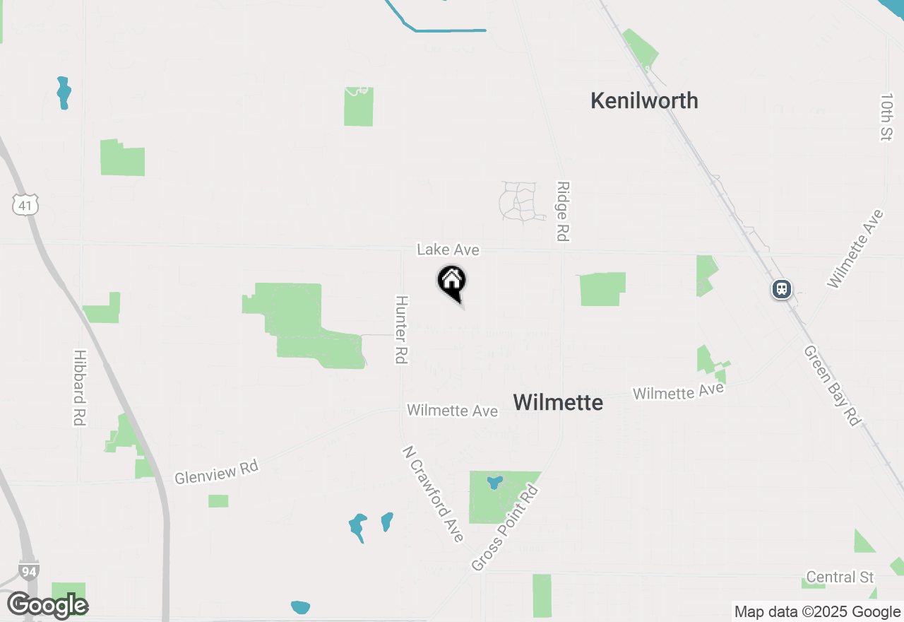 Map of 2135 Birchwood Avenue, Wilmette, IL 60091