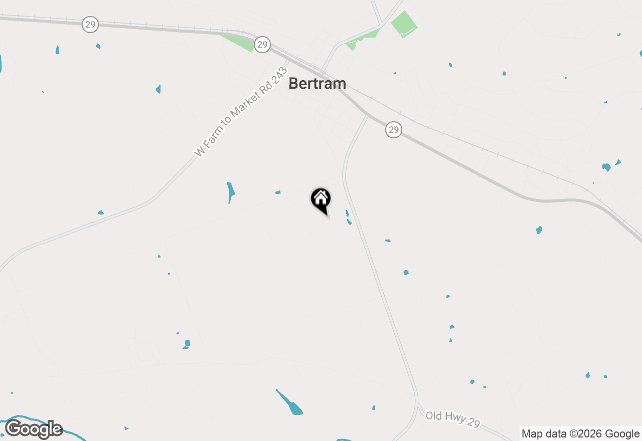 Map of 412 Heritage Groves Dr Rd, Bertram, TX 78605