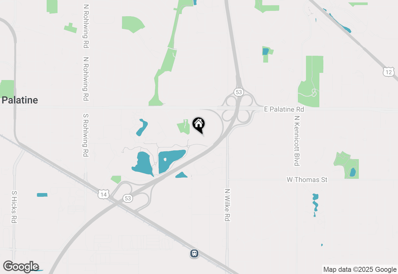 Map of 1426 E Kenilworth Avenue, Palatine, IL 60074