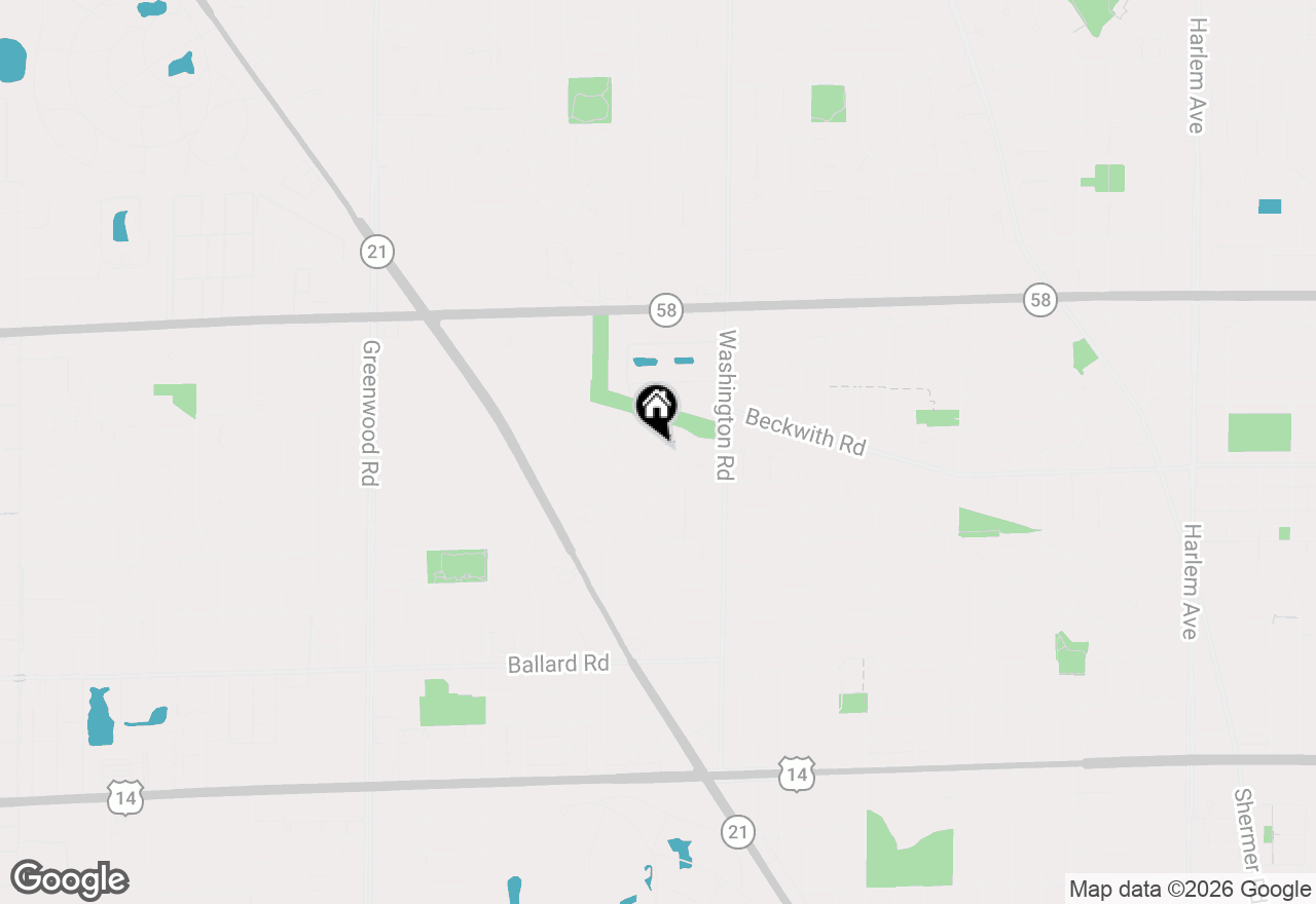 Map of 9290 N Courtland Drive #1, Niles, IL 60714
