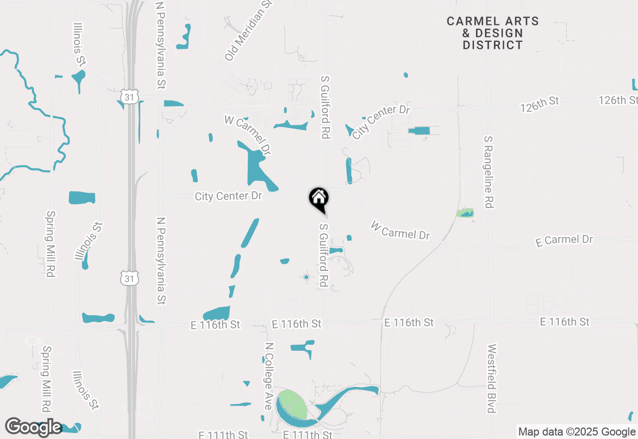 Map of 11755 Beckham Court #206, Carmel, IN 46032