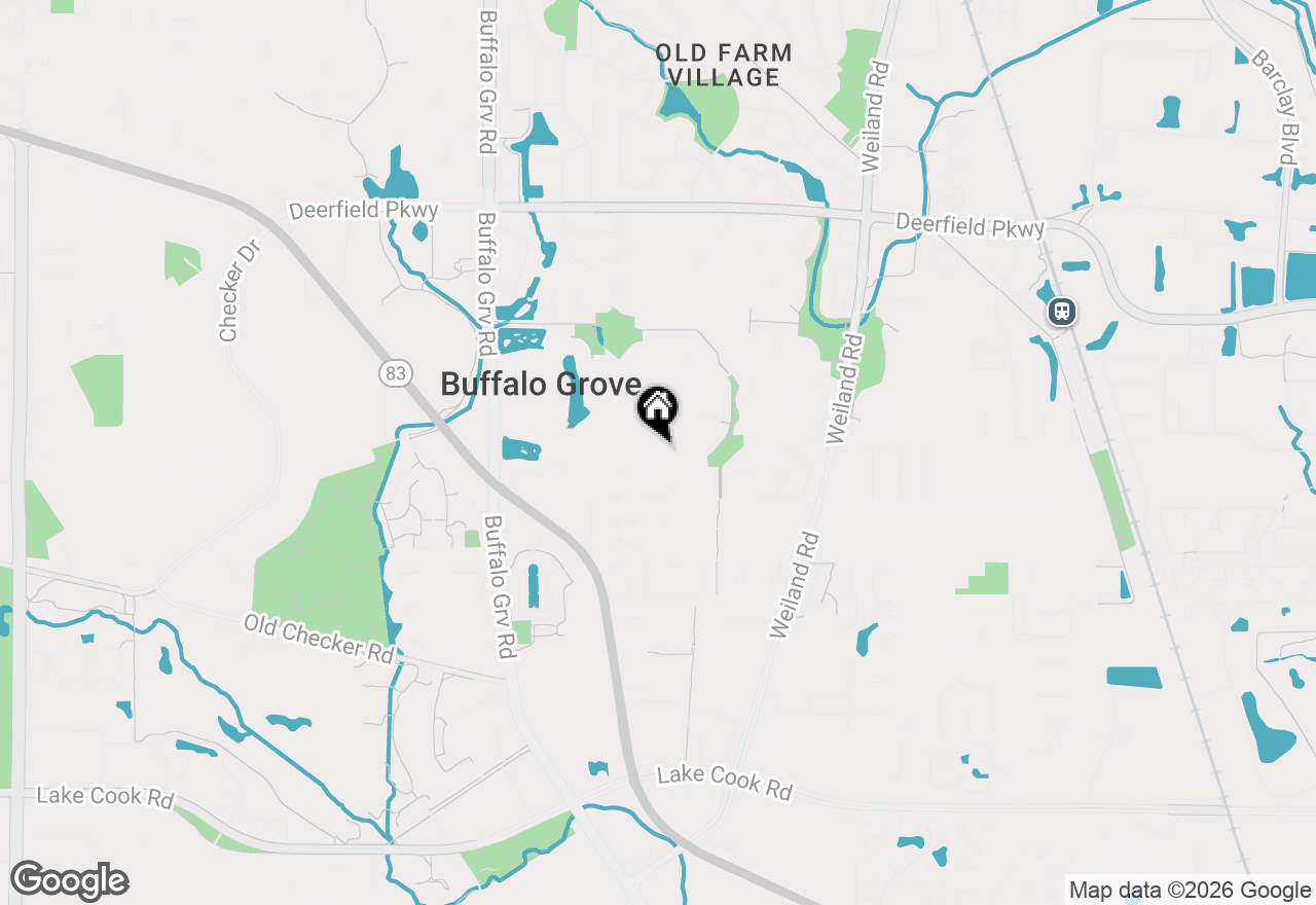 Map of 5 Wakefield Lane, Buffalo Grove, IL 60089