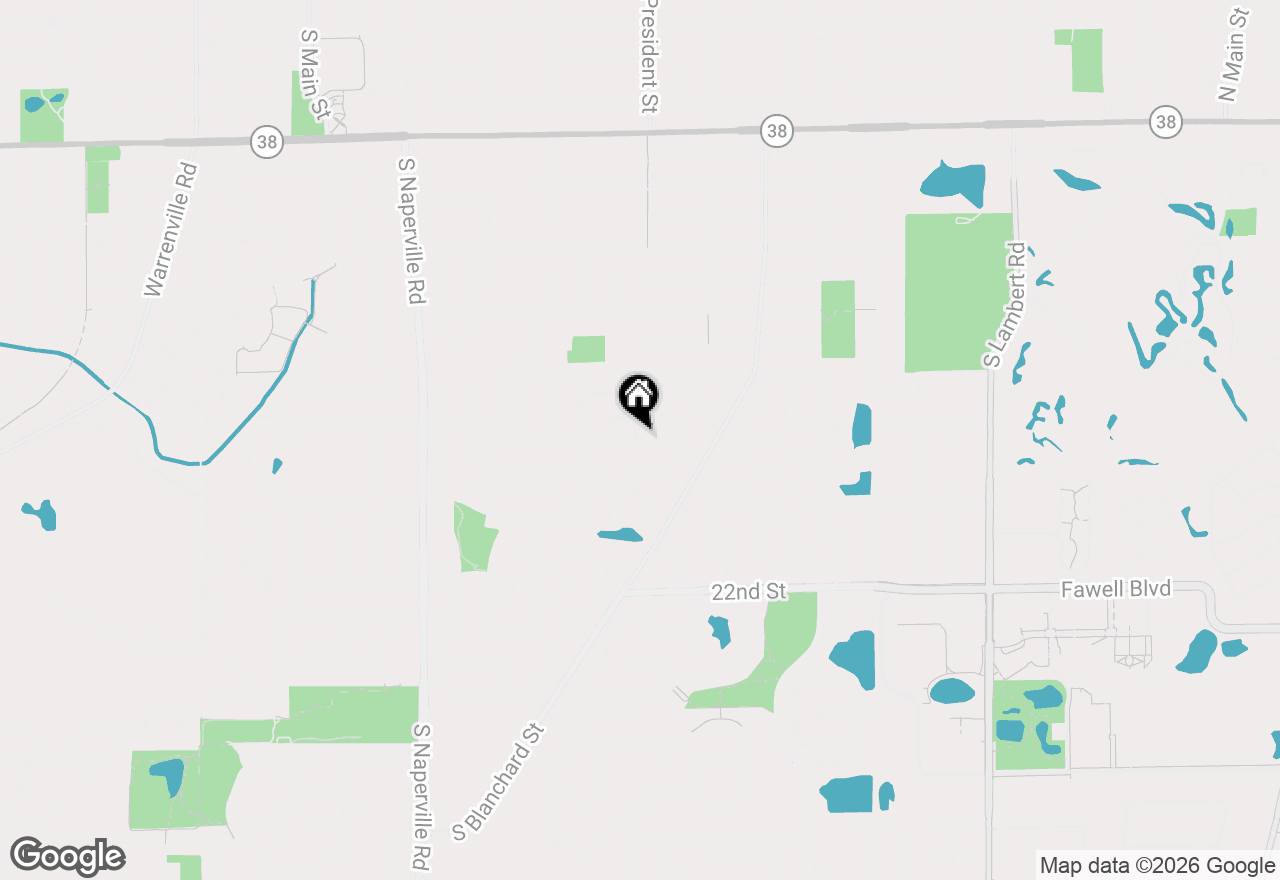 Map of 1495 Johnstown Lane #C, Wheaton, IL 60189