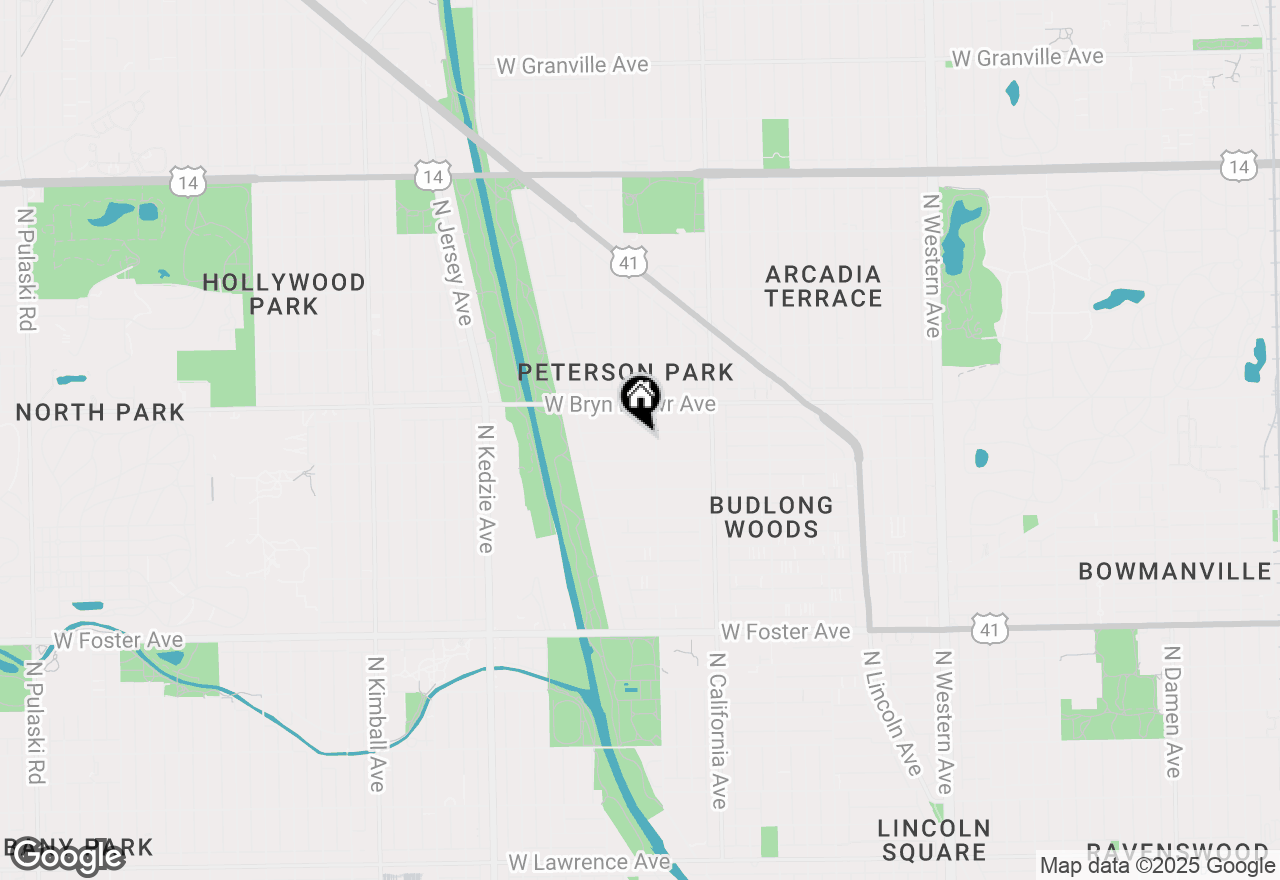 Map of 2915 W Gregory Street, Chicago, IL 60625