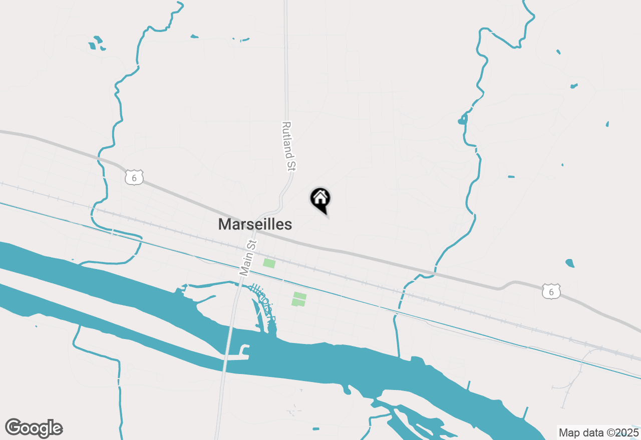 Map of 641 Aberdeen Street, Marseilles, IL 61341