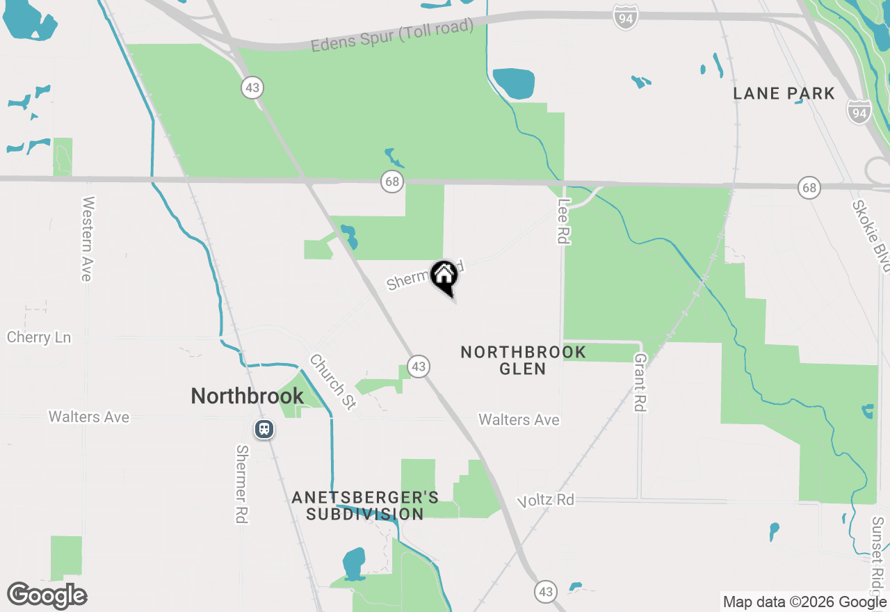 Map of 1514 Chapel Court, Northbrook, IL 60062