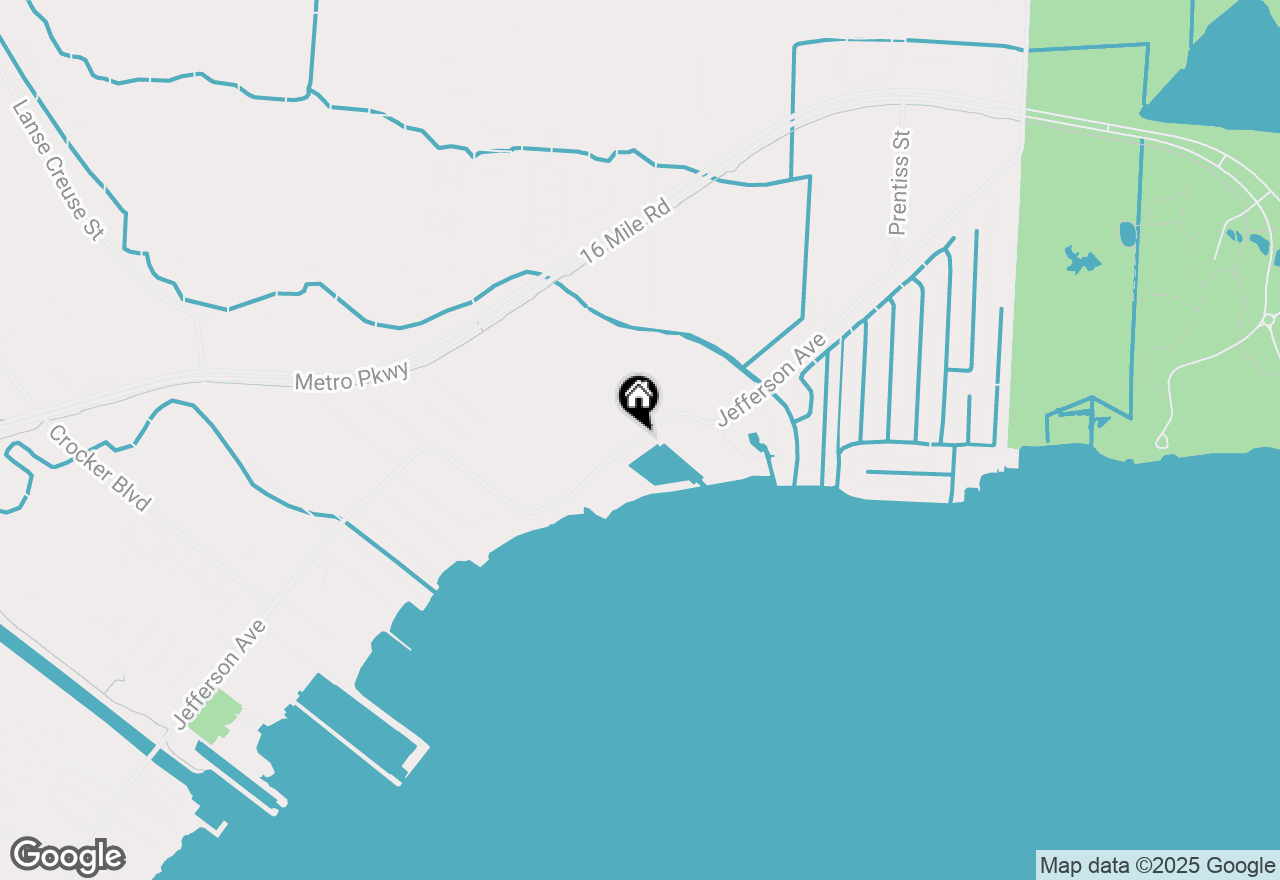 Map of 37520 Jefferson Avenue, Harrison Twp, MI 48045