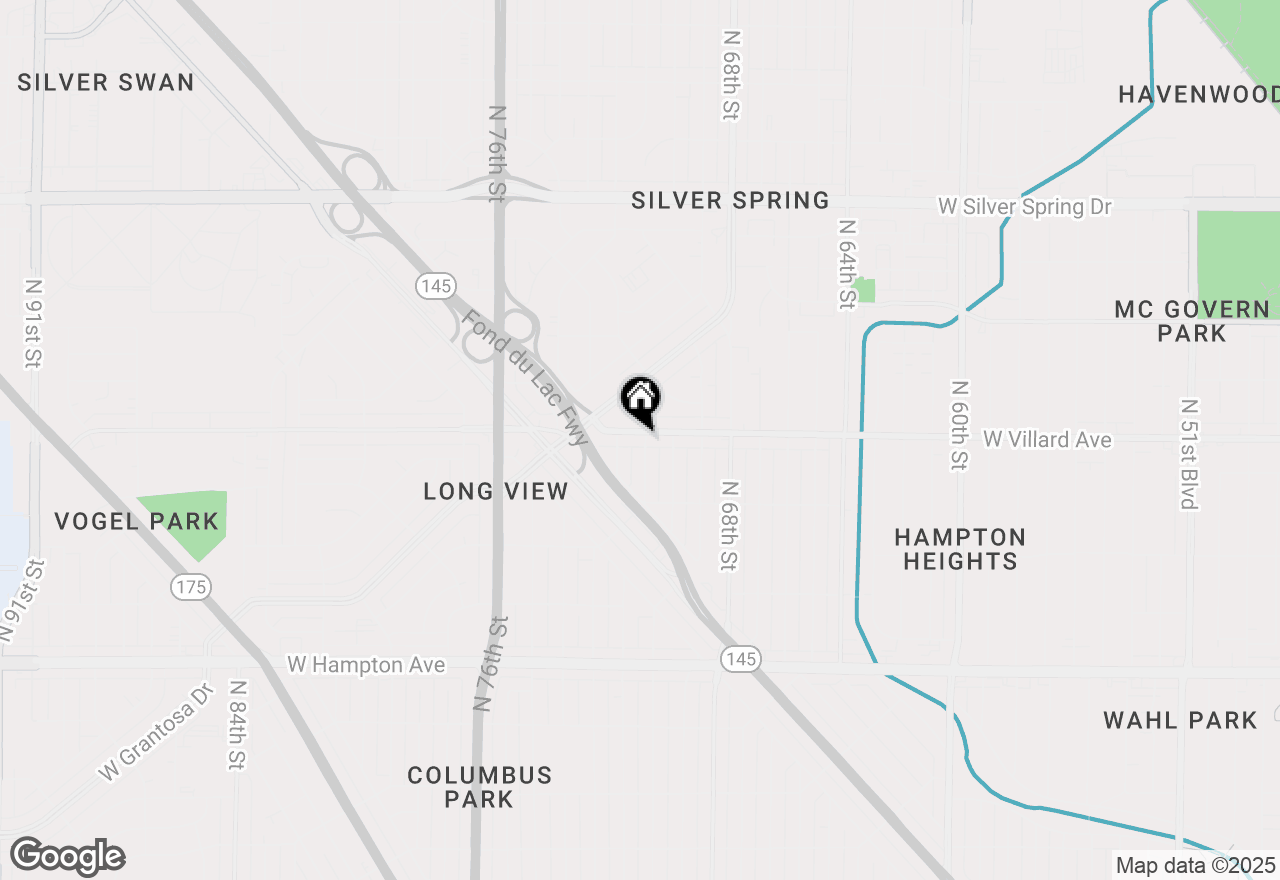 Map of 7101 W Villard Ave, Milwaukee, WI 53218