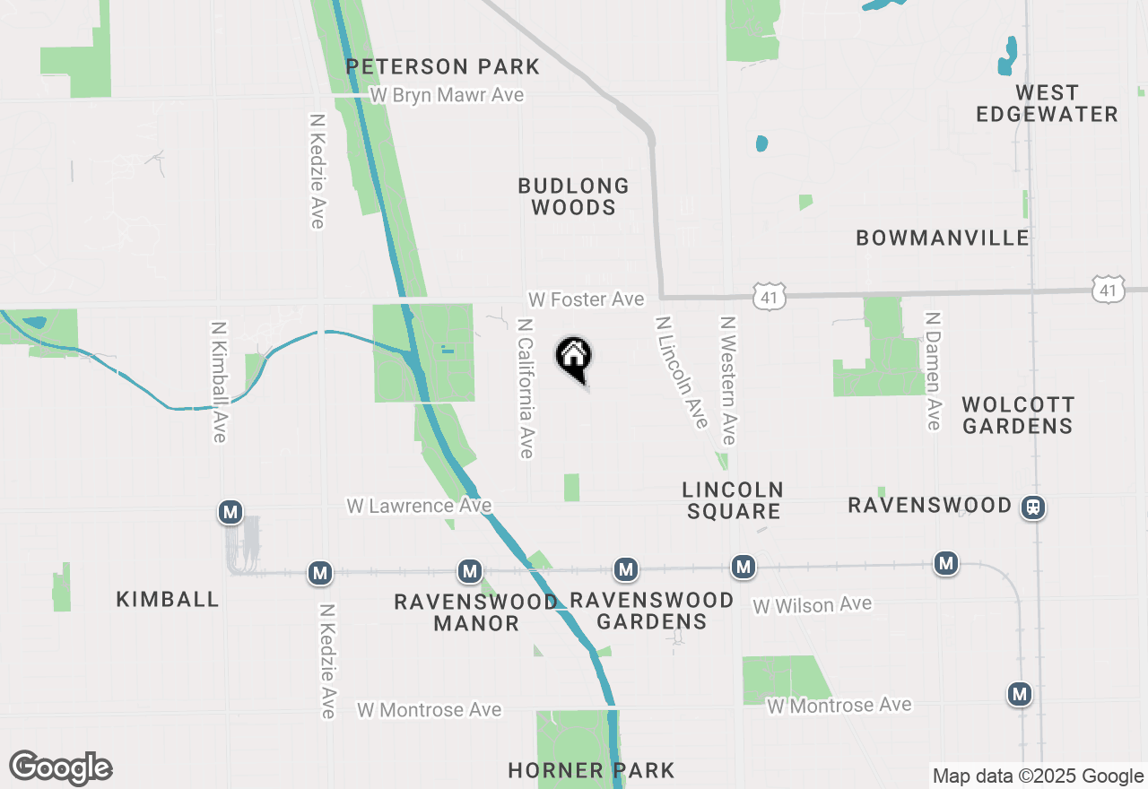 Map of 5000 N Washtenaw Avenue #4, Chicago, IL 60625